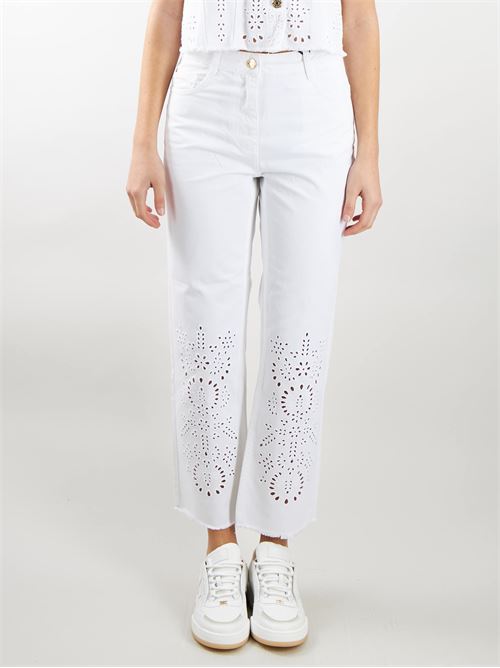 Jeans with sangallo embroidery Penny Black PENNY BLACK |  | BLIGNY6